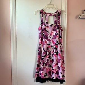 Kensie silk floral dress